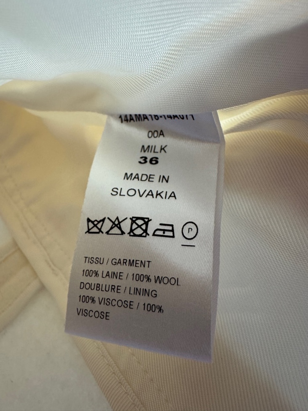 CHLOÉ Off-White Wool Moto Jacket Gold Ring Zippers Archival 2008 - Picture 11 of 13